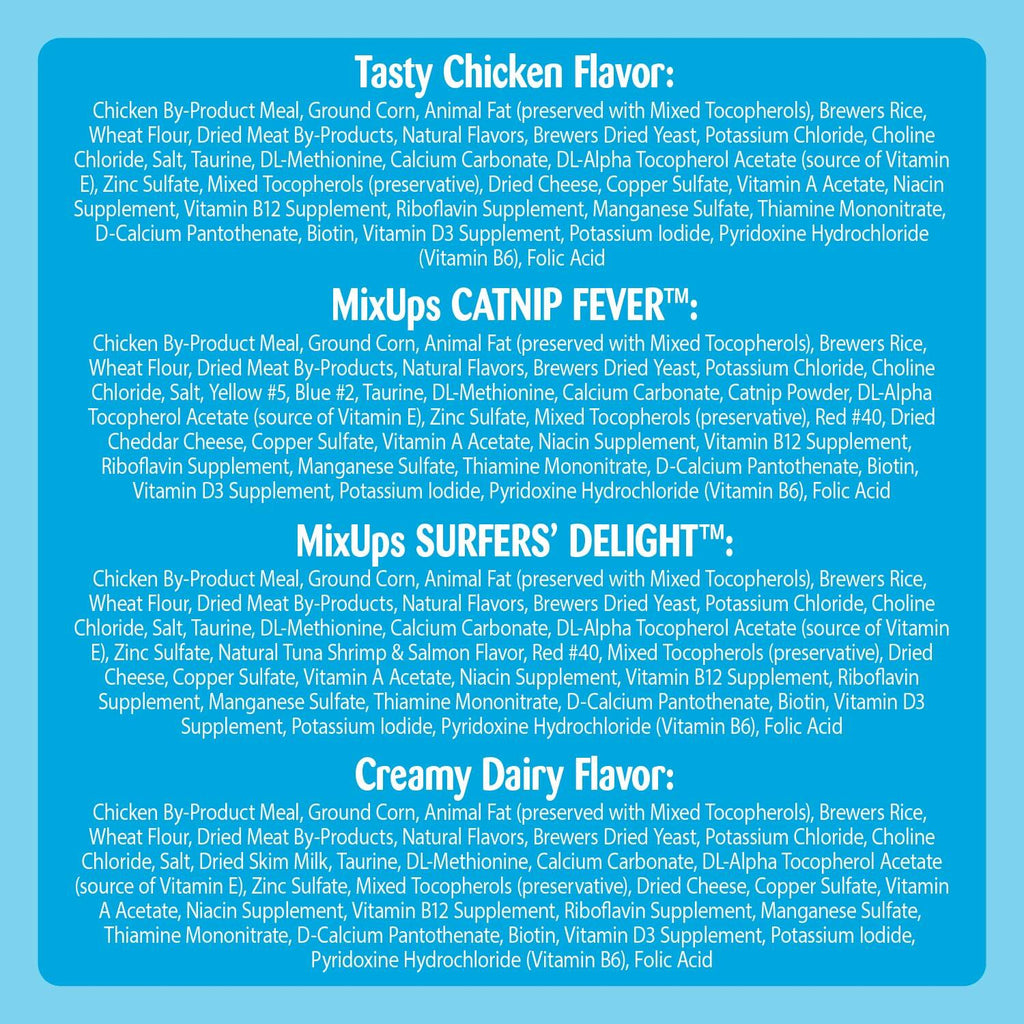 BestBy12/25 Temptations Cat Treats Variety Pack Crunchy & Soft 6.3oz 4 Pack